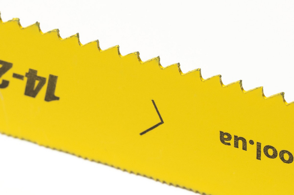 Полотно для металу/дерева MASTERTOOL двостороннє C60 300х25х0.6 мм/24/8х1" Ram D 6 шт 14-2908 Рівне - фото 3