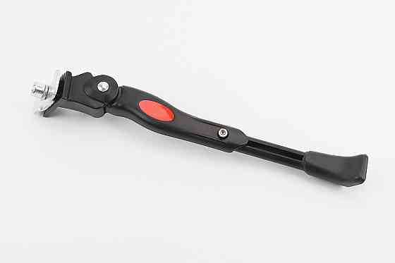 Підніжка бокова центральна телескопічна для 24"-28", алюмінієва, чорна HS-004 Київ