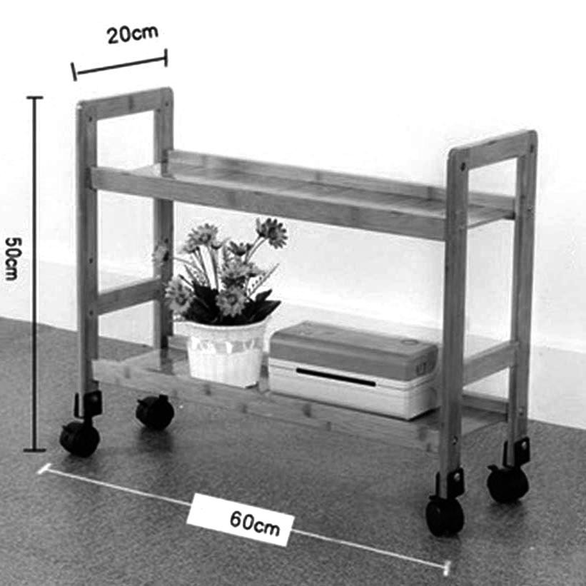 Етажерка для ванної на коліщатах "Алестас" сієна Миколаїв - фото 2