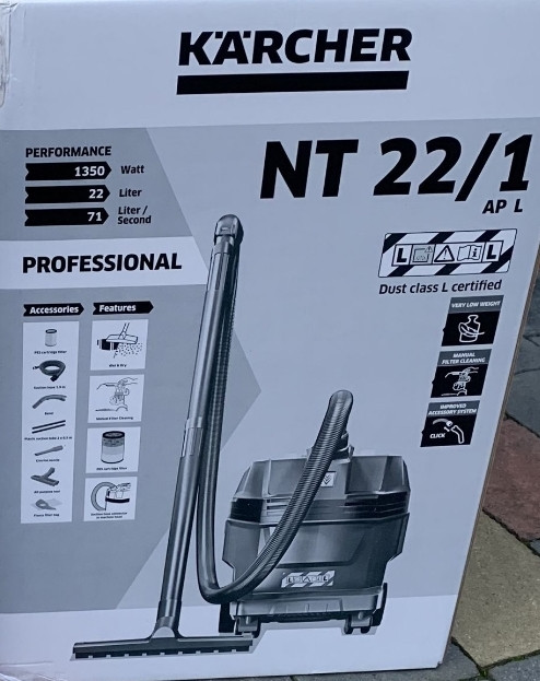 Karcher nt22/1 ap L  пылесос строительный ap te l пилосос karcher. Харьков - изображение 3