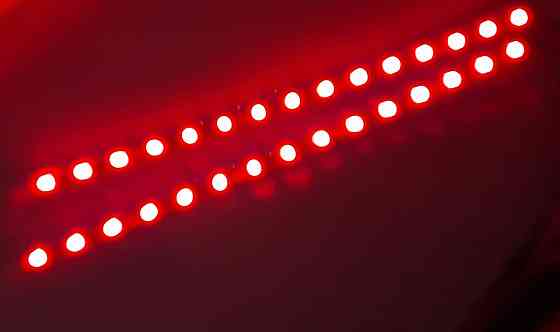 Подсветка салона 90101R-40 15LEDх40см в прикурив/звук.сенсор/красн (пара) Винница