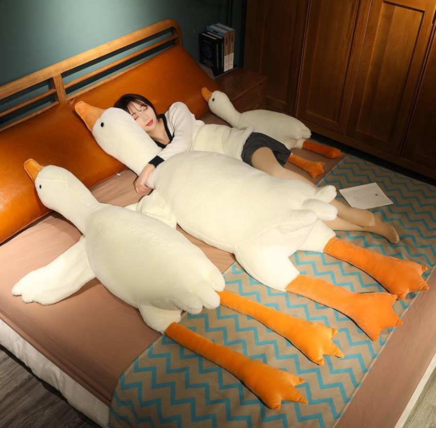 М'яка іграшка подушка Гусь-обіймусь/ Подушка обіймашка 130см Одеса - фото 1