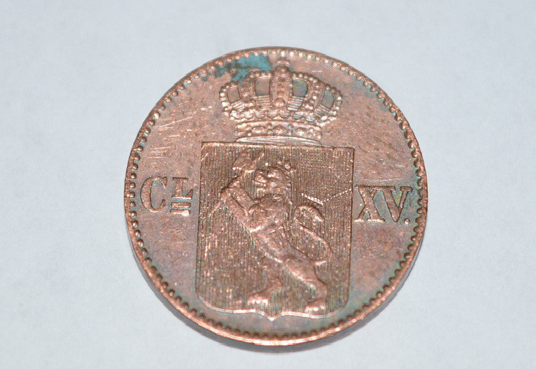 Норвегия 1/2 скиллинга, 1867 год (7) Полтава - изображение 1