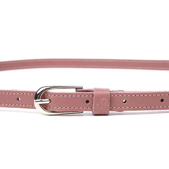 Изысканый женский ремень из натуральной кожи Grande Pelle 21441 Розовый Киев
