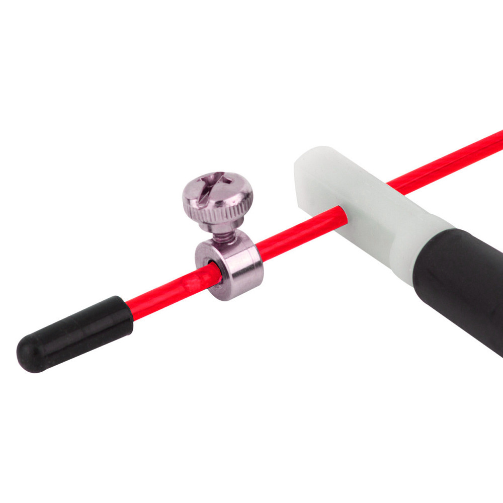 Скакалка швидкісна спортивна PowerPlay 4202 Ultra Speed Rope Червона (2,9m.) Київ - фото 4