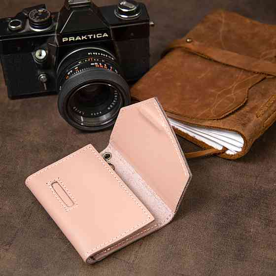 Ключница из натуральной кожи GRANDE PELLE 11393 Розовый Киев