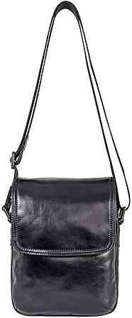 Сумка чоловіча Vintage 14470 шкіряна Чорна Київ