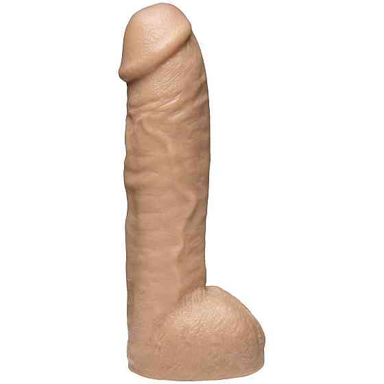Фалоімітатор Doc Johnson Realistic Hung - Vanilla, Vac-U-Lock, діаметр 7 см Sex Aura Київ