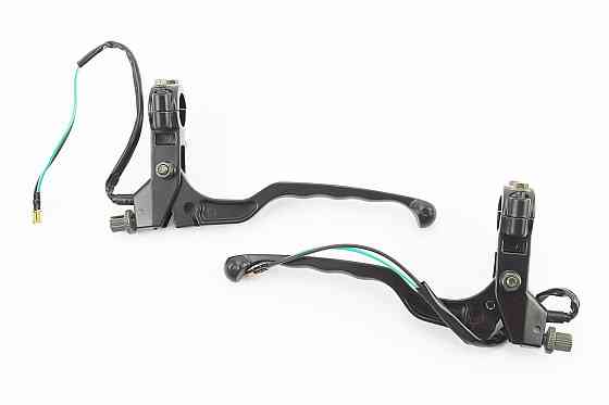 Важелі керма ліве, праве з кріпленням під дзеркало, к-кт 2шт (М10 права) МОТО CG/CB Киев