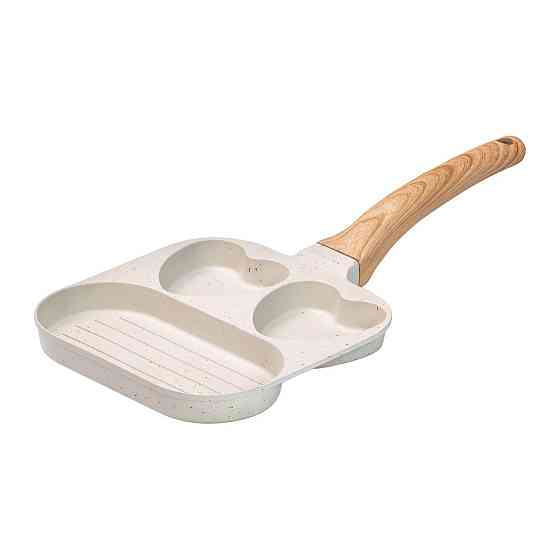 Квадратна сковорода на 3 секції з антипригарним покриттям Київ