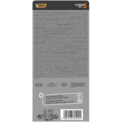 Бритва Bic Flex 5 Hybrid з 2 змінними картриджами (3086123644922) Вінниця
