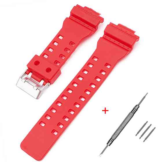 Ремешок для Casio G-Shock GA-100/110 Red SI SBR Киев