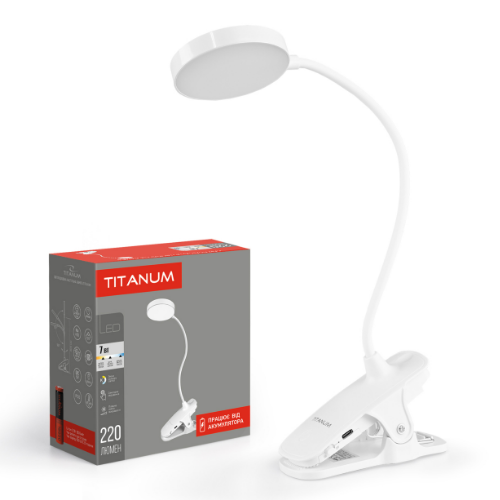 Лампа настільна LED з акумулятором TLTF-013W Titanum Житомир - изображение 5