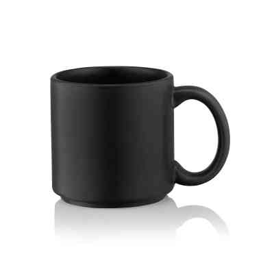 Чашка Ardesto Trento, 400мл, кераміка, чорний (AR2940TB) Винница