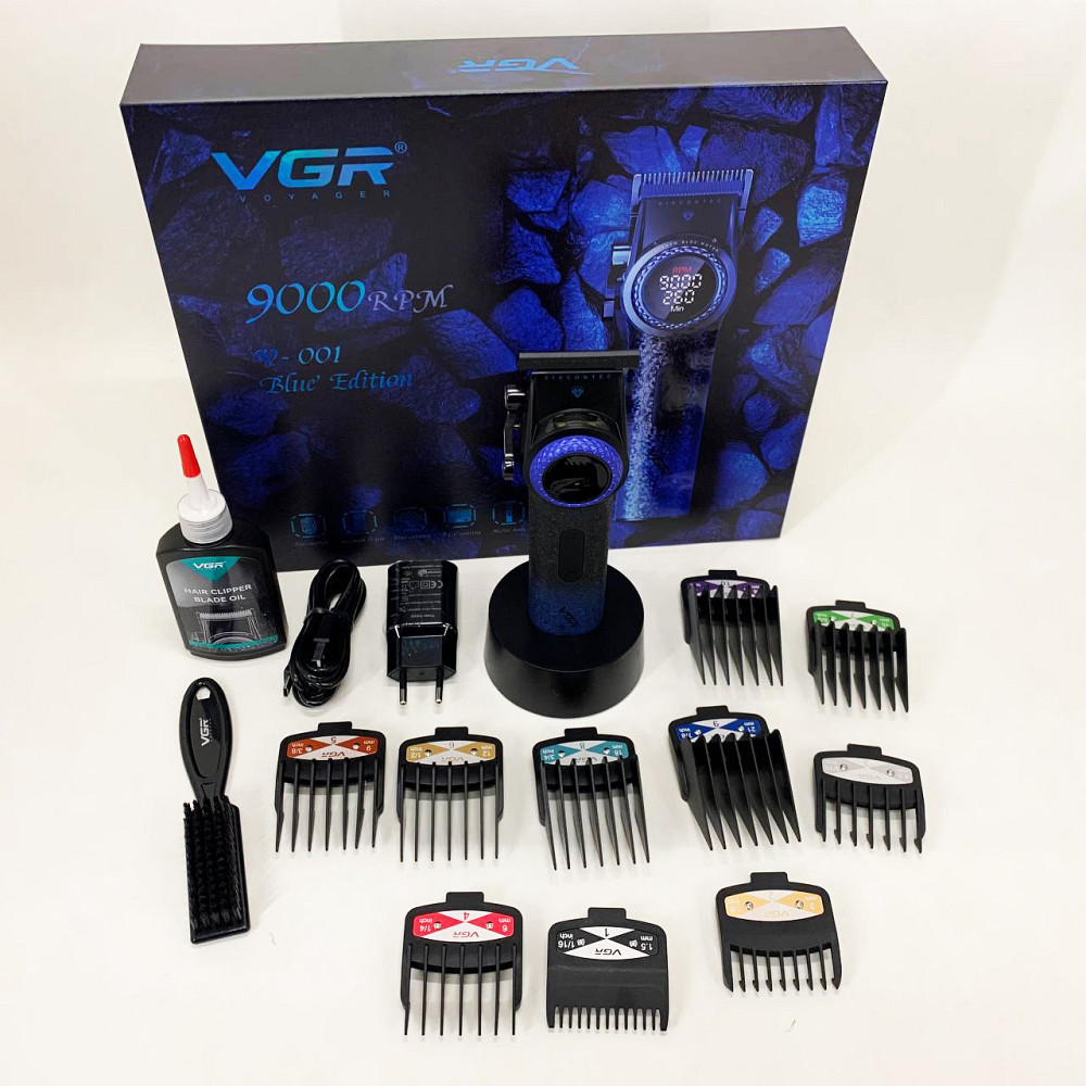 Профессиональная машинка для волос VGR, Аккумуляторная машинка-триммер для стрижки волос AZ-94 Львов - изображение 3