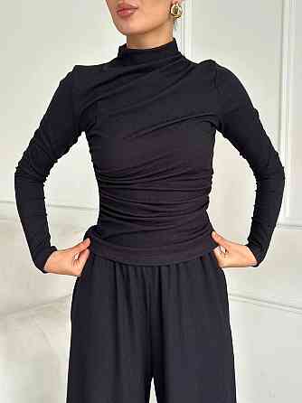 Жіночий стильний повсякденний костюм двійка трикотаж рубчик Одеса