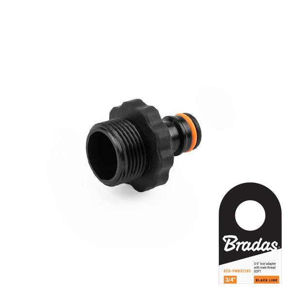 Адаптер на кран із зовнішньою різьбою 3/4", BLACK LINE SOFT, ECO-PWBS2185 Київ - фото 1