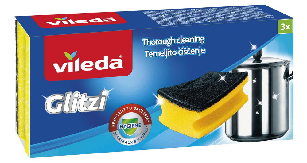 Губки Глітці (Glitzi 3 pcs) ТМ "Віледа", 3 шт Київ - фото 1