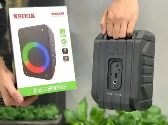 Портативна Bluetooth колонка Wsieir WS-1109 з LED, FM, USB, TF, TWS, 4" динамік, 10Вт Одеса - фото 1