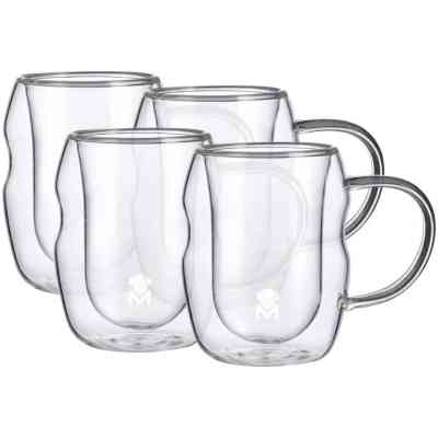 Набір чашок MasterPro Mixology з подвійними стінками 50 мл, 4 шт (BGMP-20209) Вінниця