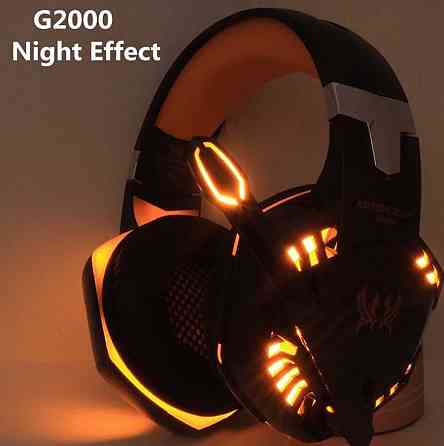 Ігрові навушники Kotion Each G2000 з мікрофоном і підсвіткою. Харків