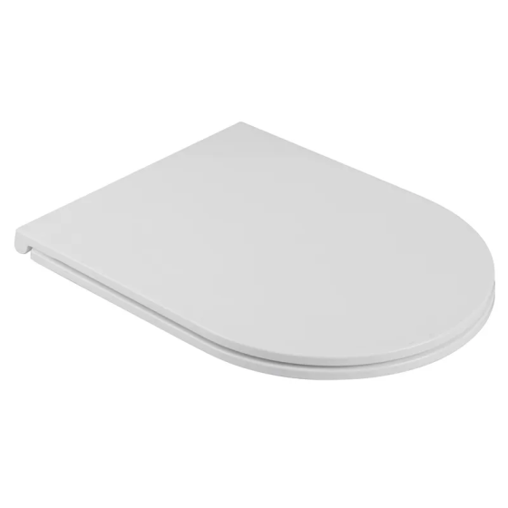 Сидіння-кришка для унітазу Mixxus Premium Seat Cover Bevel-2007 460х360х30mm дюропластове швидкознімне з мікроліфтом (MP6717) ( ( Харків