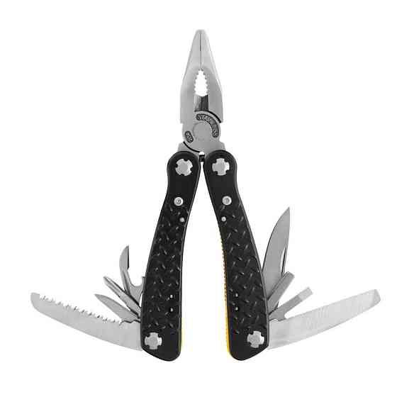 Мультитул Ganzo G106, (16.5 см) 22 функції, чорний + біти та чохол Киев