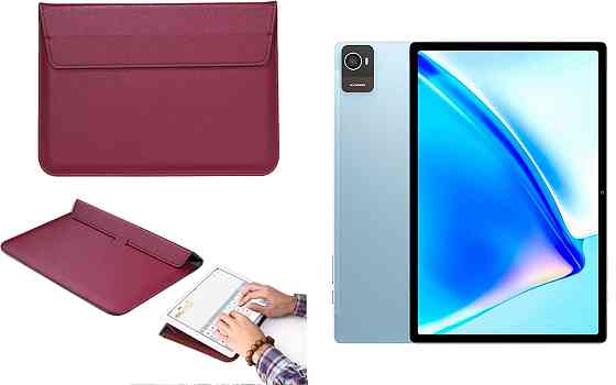Чохол-конверт VitoCase для Oukitel OKT3, з функцією підставки для планшета Бордовий Київ