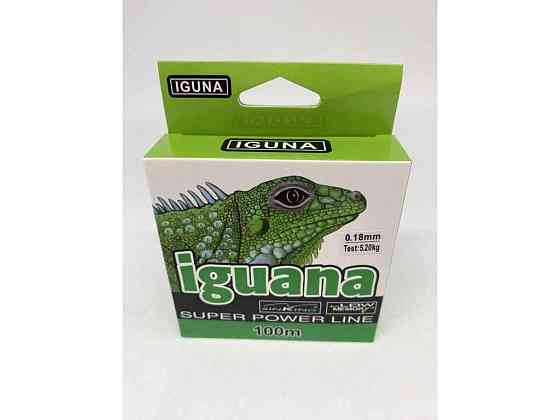 Лiска Iguana 0,18мм 5,2кг 100м прозорий SM-Y-18-018 ТМ PRC Solmir Киев