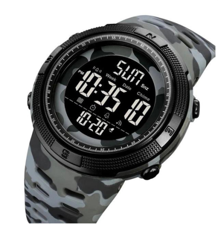 Годинник наручний SKMEI 2070CMGYBK, GRAY CAMO-BLACK, 9786 Дніпро