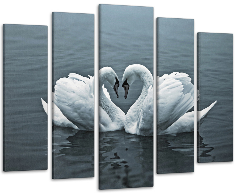 Модульная картина Лебеди Art-107_5 115x170 см Киев - изображение 1