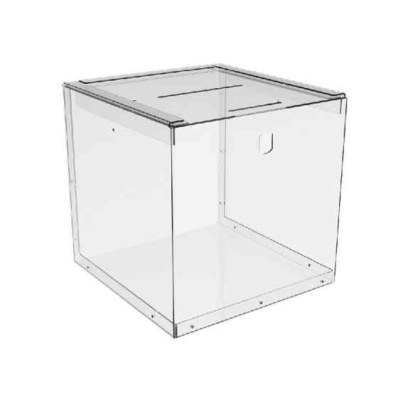 Скринька для пожертвувань EKOSTAR із замком 200х200х200 Київ