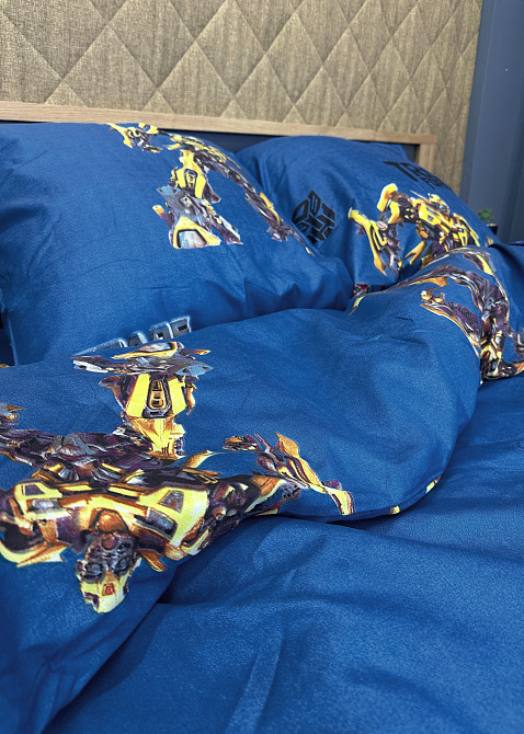 Комплект детского постельного белья Фланель, Koloco Полуторный 150х210 с разноцветным принтом (88-064) Киев - изображение 8