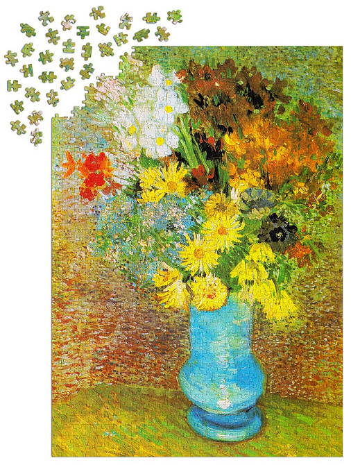 Пазл Вінсент Ван Гог: Ваза з ромашками та анемонами - Vincent Van Gogh: Vase with Daisies and Anemones (Enjoy-1158) Киев - изображение 6
