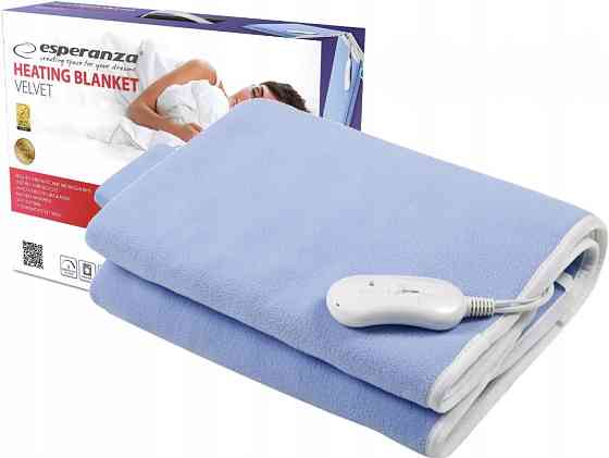Электрическое одеяло 150х80 см 4 уровня температуры Esperanza (EHB001) 60 Вт Нововолынск