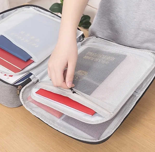 Сумка для документов и бумаг, дорожная, серая Киев - изображение 14