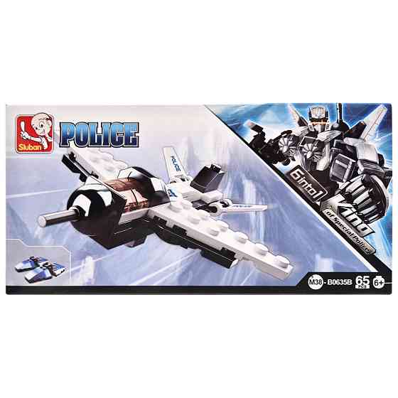 Дитячий конструктор Поліцейська серія Police SLUBAN M38-B0635-2, 65 деталей Вінниця
