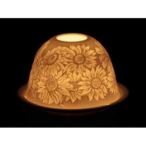 Свічник фарфоровий на 1 свічку Соняшники Київ - фото 1