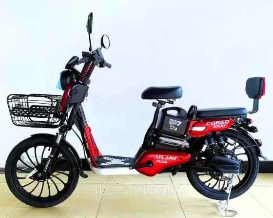 Электровелосипед CORSO Atlant plus 1000W-60вт-21А/ч Ltion шины 20