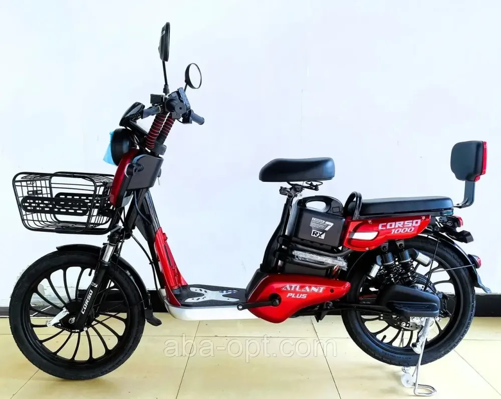 Электровелосипед CORSO Atlant plus 1000W-60вт-21А/ч Ltion шины 20