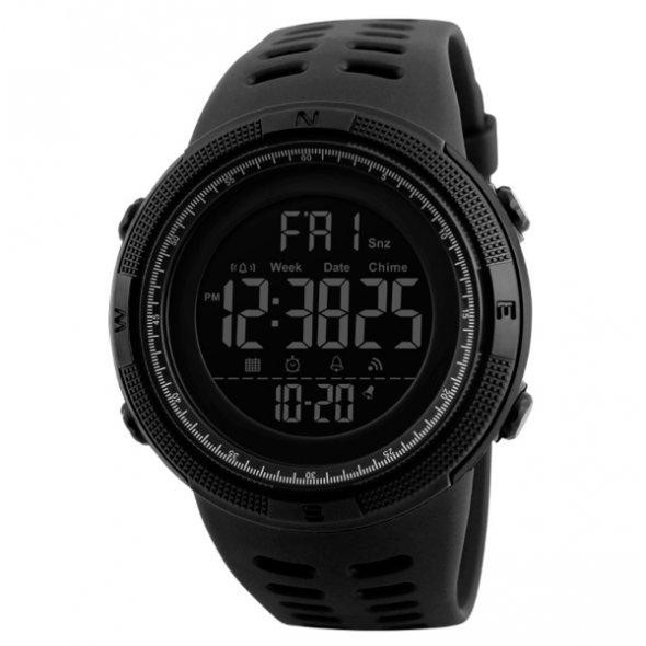 Чоловічий наручний годинник Skmei Amigo Чорний Київ - фото 2