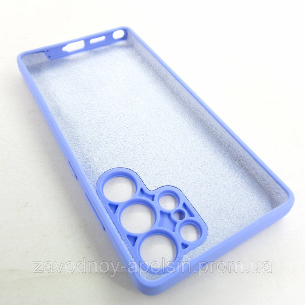 Samsung S25 Ultra S938 Чехол микрофибра Защита камеры (лиловый) Одесса - изображение 2