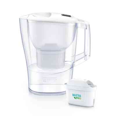 Фільтр-глечик Brita Aluna Memo MXPro 2.4л (1.4л очищеної води) з фільтр-картриджем, білий (1052801) Вінниця