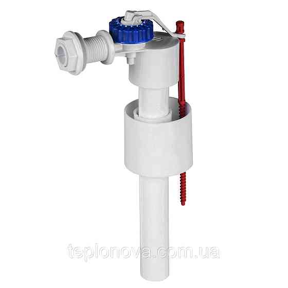 Комплект арматури для зливного бачка з бічною поданням води 1/2" й одним режимом зливання СТОП АБк-05 Чернівці