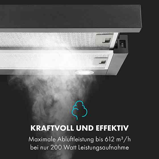 Вытяжка Viola нержавеющая сталь 59,6 см 612 м³/ч EEC A черный черный (Германия, читать описание) Ровно