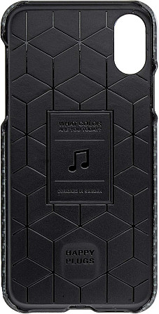 Чехол Happy Plugs для iPhone X и Айфона XS, пластиковый, удобный, тонкий и лёгкий, Case Киев - изображение 2