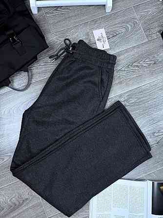 Женские теплые брюки батал шерстяной кашемир на флисе 60 Одесса
