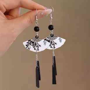 Серьги в китайском стиле Веер Киев