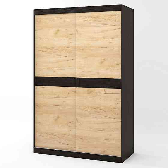 Шафа-купе Еверест Соната 1400 дводверна 140х60х217 венге темний + дуб крафт золотий (DTM-2396) Дніпро