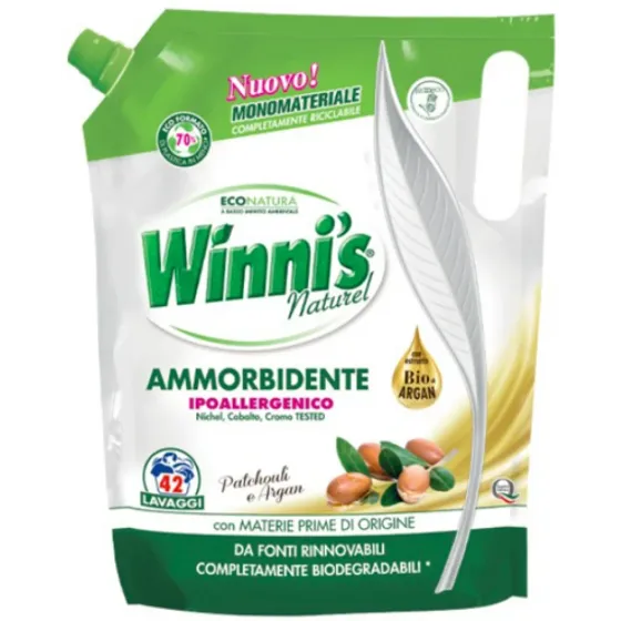 Гипоаллергенный концентрированный смягчитель для стирки Winni's ammorbidente Concentrato 1,470 л 42  Львов